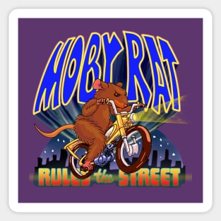 Moby Rat Rules Sticker